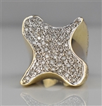 Elvis Presley Owned Stunning 14K Gold Ring with 49 Diamonds!